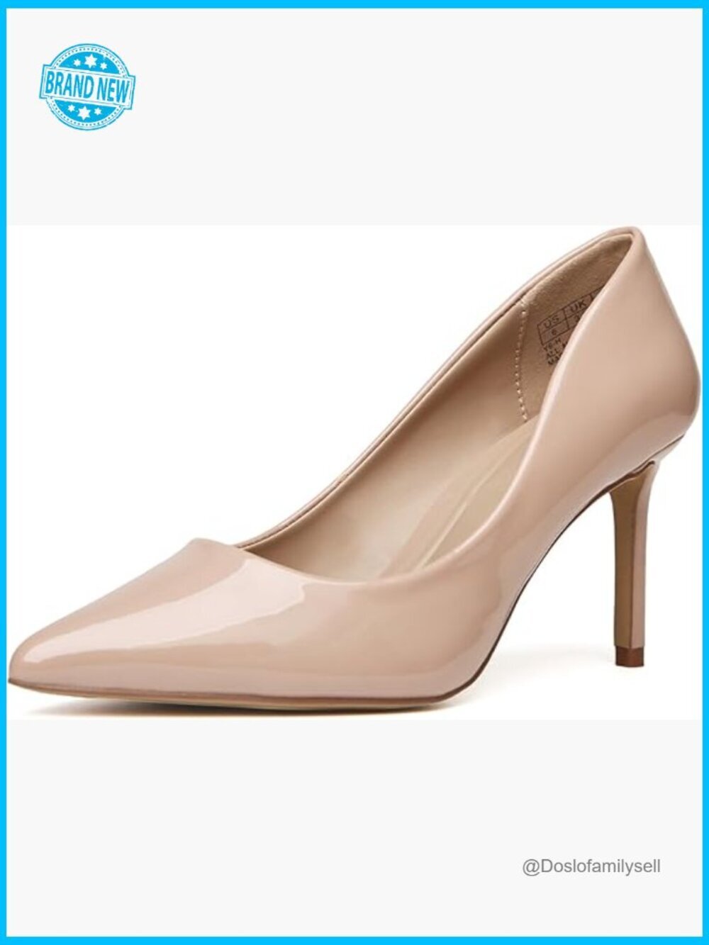 Pointed Toe Stiletto Heels Classic Closed Toe Dress Pumps Comfortable Wedding